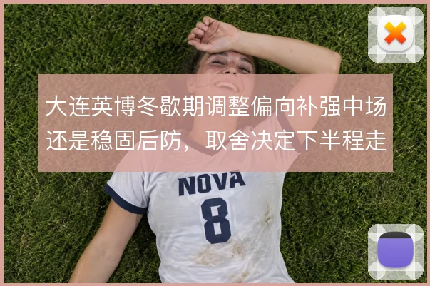 大连英博冬歇期调整偏向补强中场还是稳固后防，取舍决定下半程走向